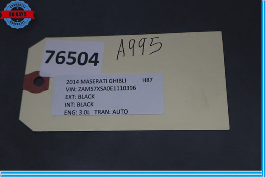 14-17 Maserati Ghibli Front Left Side Seat Adjustment Control Switch Module Oem