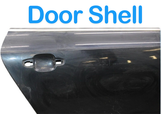 12-17 Audi A7 Rear Right Passenger Side Door Shell Panel Black 4G8833052A Oem