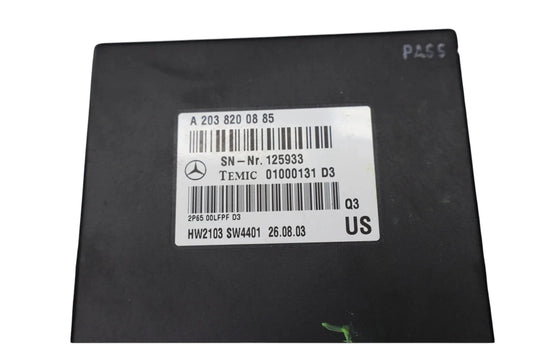 03-06 Mercedes R230 SL500 Communication Voice Control Module Unit 2038200885 Oem