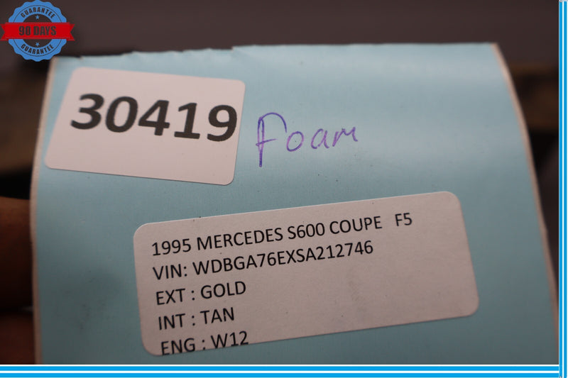 Load image into Gallery viewer, 93-96 Mercedes S500 S600 Coupe Front Left Side Bumper Shock Absorber Foam Oem
