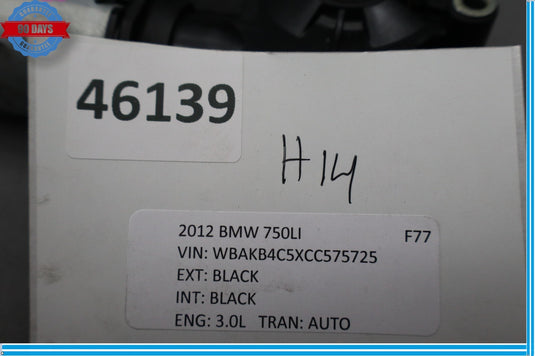 09-15 BMW 750i 750Li F01 F02 Upper Overhead Sunroof Adjustment Motor Oem
