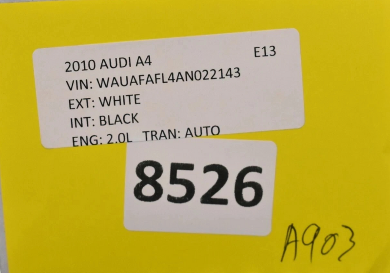 Load image into Gallery viewer, 09-12 Audi A4 Rear Left Side Inner Taillight Tail Light Lamp 8K5945093E Oem
