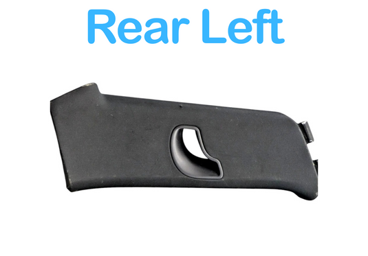 11-18 Porsche Cayenne 958 Rear Left Quarter Upper C Pillar Trim Cover Black Oem