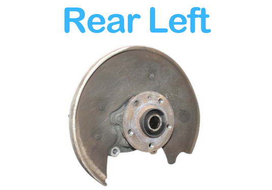 12-18 Audi A7 Quattro Rear Left Driver Side Spindle Knuckle Hub 8R0505435C Oem
