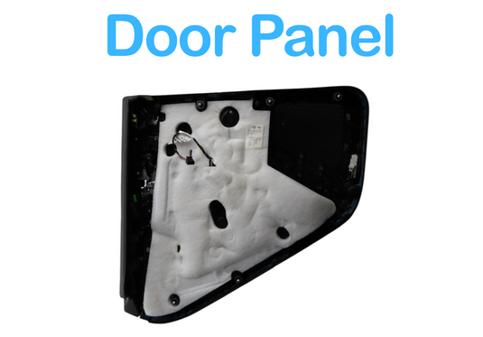 11-18 Porsche Cayenne 958 Turbo S Rear Right Side Interior Door Panel Black Oem