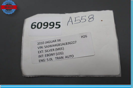 07-15 Jaguar X150 XK XKR Front Right Side Seatbelt Bezel Cover LEG Oem