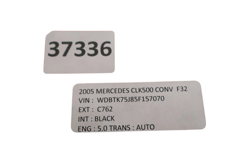 Load image into Gallery viewer, 03-09 Mercedes CLK500 W209 Convertible Front Left Side Door Window Glass Oem
