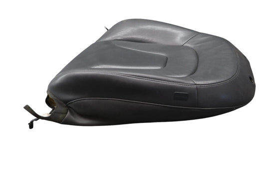 10-16 Audi A4 Front Left Driver Side Upper Top Seat Cushion Black OEM
