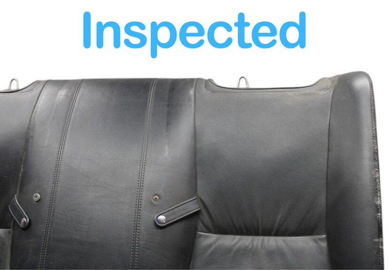 Load image into Gallery viewer, 02-10 Lexus SC430 Rear Seat Upper Top Cushion Cover Leather Black 7107724300 Oem
