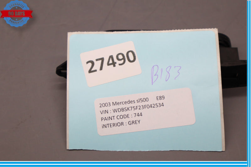 Load image into Gallery viewer, 03-08 Mercedes R230 SL500 SL600 Center Console Blank Filler 2308207710 Oem
