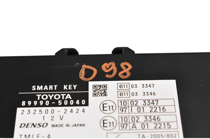 Load image into Gallery viewer, 07-09 Lexus LS460 Smart Keyless Computer Control Module Unit ECU 8999050040 Oem
