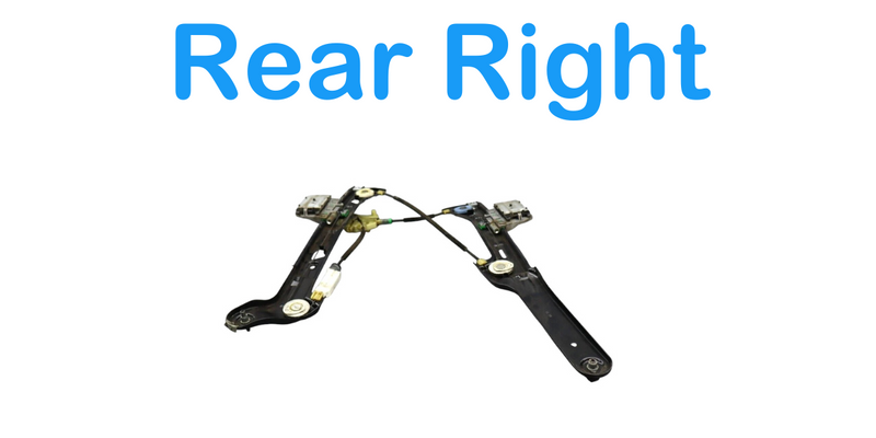 Load image into Gallery viewer, 12-18 Audi A7 Quattro Rear Right Side Door Window Regulator W/O Motor Oem
