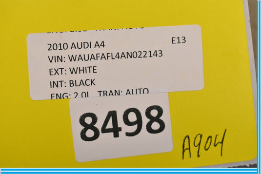 09-16 Audi A4 Front Right Passenger Side Seat Trim Panel Oem