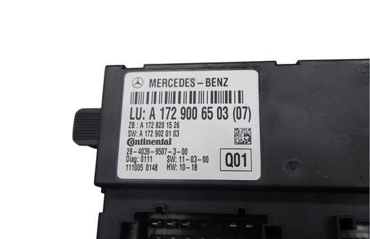 12-20 Mercedes SLK350 SLK250 Roof Convertible Top Module Control 1729001506 Oem