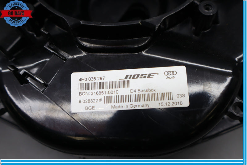 Load image into Gallery viewer, 11-18 Audi A8 A8L Quattro Front Left Side Door Subwoofer Speaker Cover Oem
