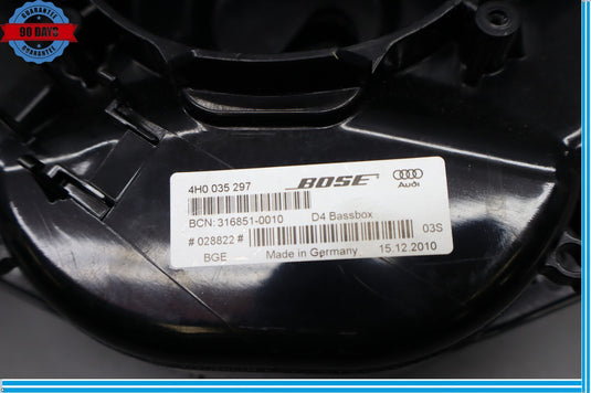 11-18 Audi A8 A8L Quattro Front Left Side Door Subwoofer Speaker Cover Oem