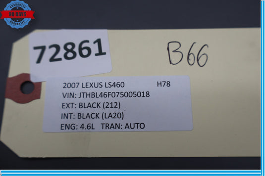 07-12 Lexus XF40 LS460 Left Driver Side Dashboard Trim Panel 55318-50040 Oem