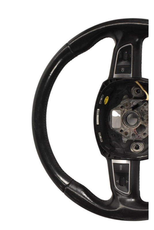 08-10 Audi A8 3 Spoke Steering Wheel Leather w/Switches 4E0419091DB OEM