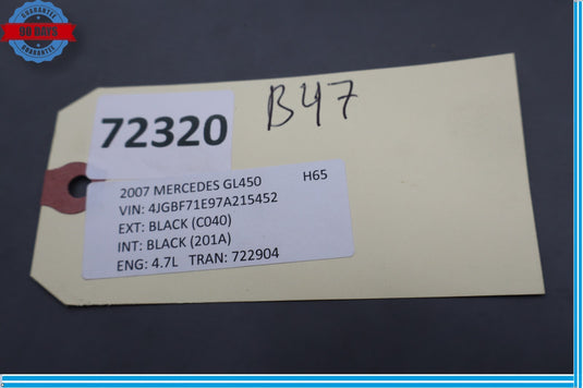 07-12 Mercedes GL450 GL550 Left Folding Power Switch Button A1648707010 Oem
