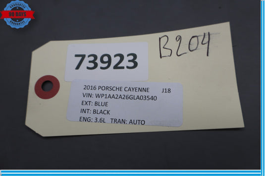 11-18 Porsche Cayenne 958 Hybrid S Front Right Side Seat Inner Trim Cover Oem