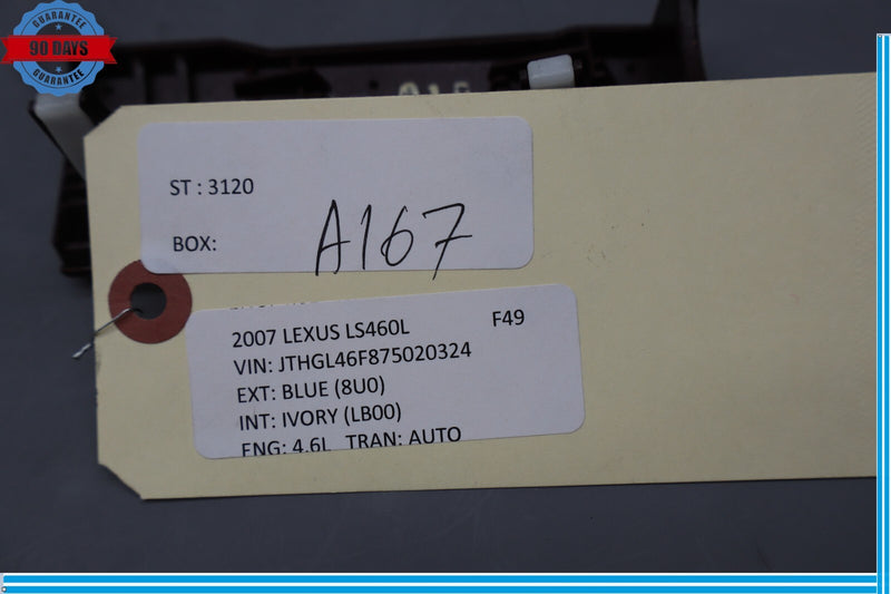 Load image into Gallery viewer, 07-12 Lexus LS460 LS460L Front Left Driver Side Dash Wood Trim Molding Oem
