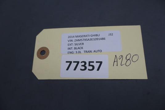 14-17 Maserati Ghibli Rear Power Distribution Fuse Relay Box 670109664 Oem