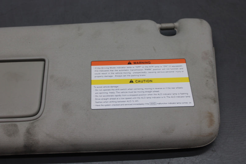 Load image into Gallery viewer, 11-24 Infiniti QX56 QX80 Front Left Driver Side Sun Visor Sunvisor Shade Oem

