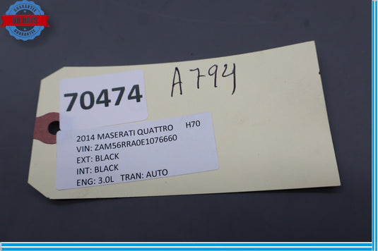 14-17 Maserati Quattroporte Front Right Side Door Panel Handle Cover Trim Oem