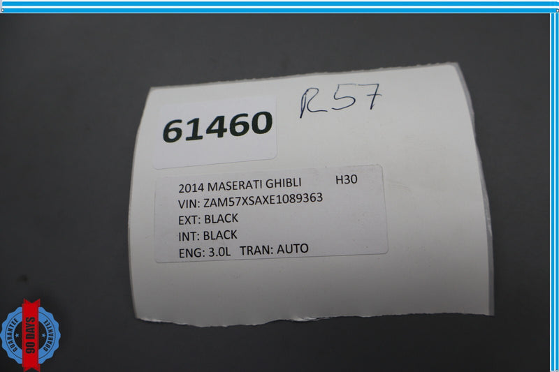 Load image into Gallery viewer, 14-19 Maserati Ghibli Rear Right Passenger Side Trunk Hinge Cover Trim Oem
