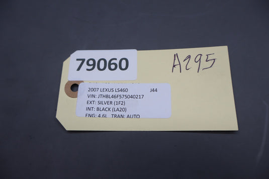 07-17 Lexus LS460 Left Or Right Side Air Suspension Height Level Sensor Oem