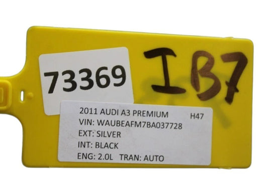 09-13 Audi A3 A3 Quattro Front Lower Bumper Reinforcement Impact Bar Oem