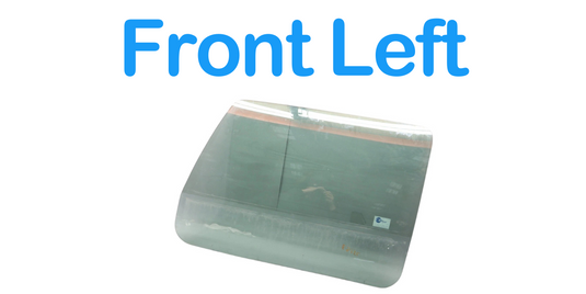 03-09 Hummer H2 Front Left Driver Side Door Window Auto Glass 15189210 Oem