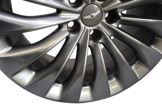 17-19 Hyundai Genesis G90 19" Rear Alloy Wheel Rim 15 Spoke 52910D2310 Oem