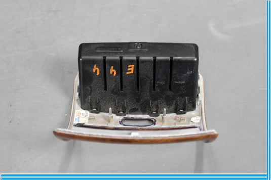 00-06 Mercedes S500 S600 Rear Center Console A/C Air Vent Trim Wood Oem