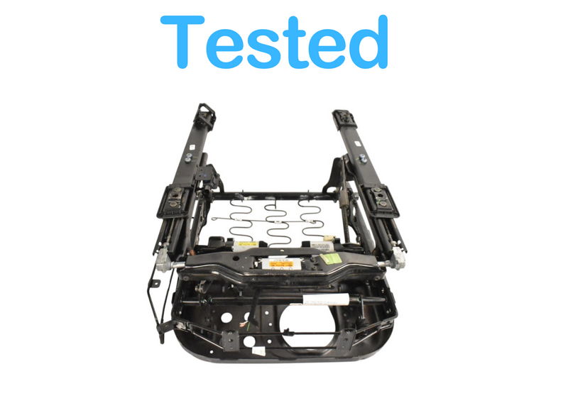 Load image into Gallery viewer, 14-17 Maserati Ghibli M157 Front Left Seat Lower Track Frame Motor Set OEM
