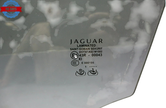 10-19 Jaguar XJL X351 Front Left Driver Side Door Glass Window AW93F21411AD Oem