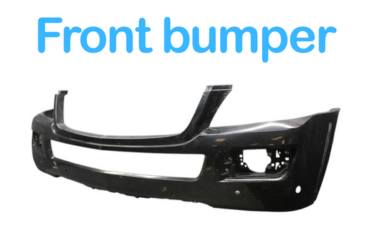 07-09 Mercedes GL450 GL320 Front Lower Bumper Cover Panel Assembly Black OEM