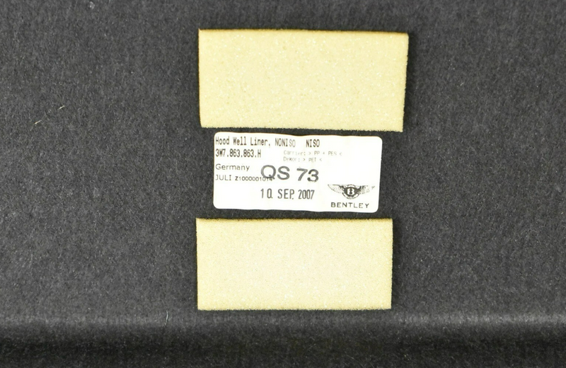 Load image into Gallery viewer, 2008 Bentley Continental GTC Rear Parcel Trunk Shelf Inside Cover 3W7863863 Oem
