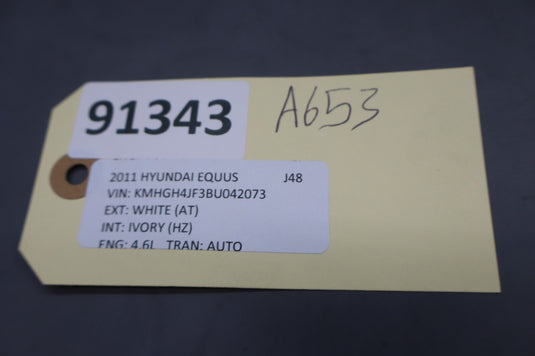 11-13 Hyundai Equus Rear Left Or Right Side Interior Vanity Mirror W/ Lamp Oem