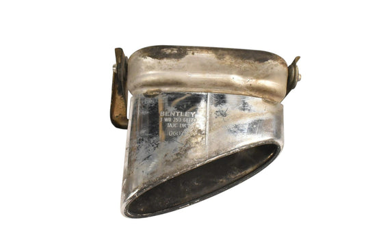 03-12 Bentley Continental Left Driver Side Chrome Muffler Tip 3W0253681D OEM