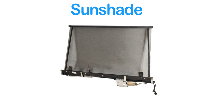 Load image into Gallery viewer, 00-06 Mercedes CL500 W215 CL600 Rear Sunshade Roller Blind Motor 2158100020 Oem

