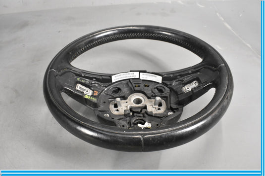 10-18 Jaguar XJ XJL X351 Steering Wheel Handle Black Leather Oem