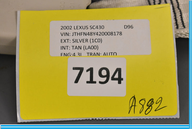 Load image into Gallery viewer, 02-10 Lexus SC430 Rear Left Driver Side Seat Belt Seatbelt Buckle Oem
