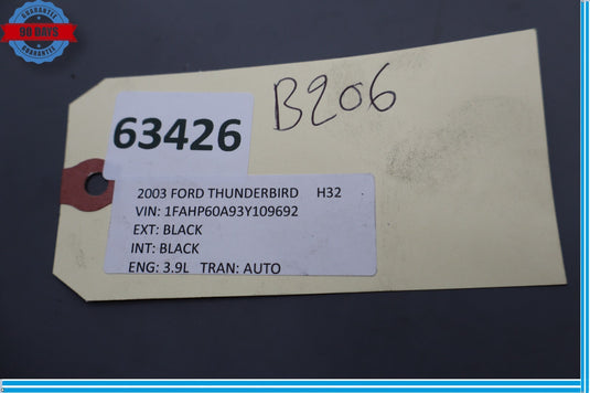 02-05 Ford Thunderbird EGR Purge Valve 3U5A2G641 Black Oem