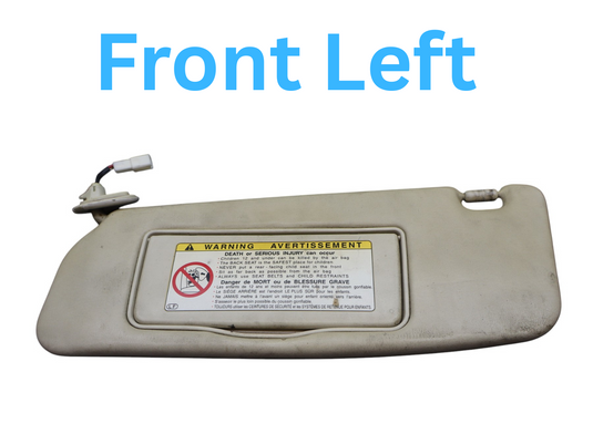 02-05 Lexus SC430 Front Left Driver Side Sun Visor Sunvisor W/ Vanity Mirror Oem