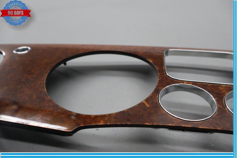 Load image into Gallery viewer, 03-12 Bentley Continental Flying Spur Dash Panel Speedometer Bezel Trim Wood Oem
