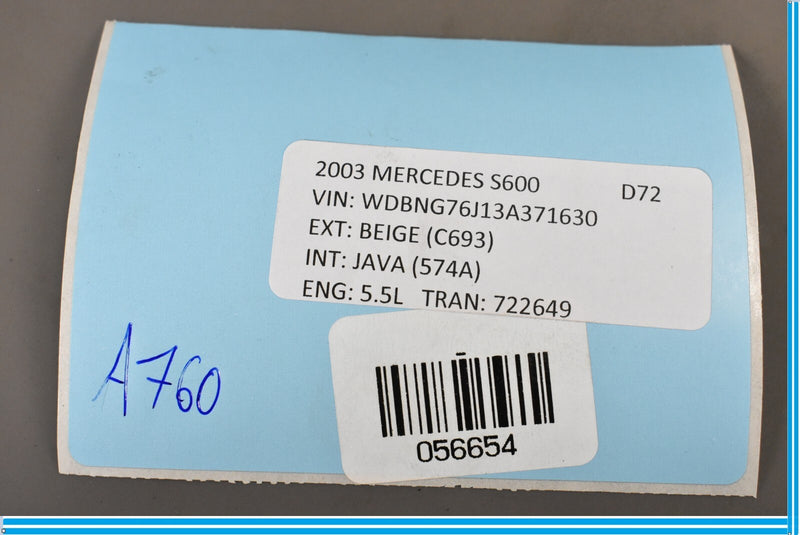 Load image into Gallery viewer, 00-06 Mercedes S500 S600 W220 Right Passenger Side Turbocharger Hose Pipe Oem
