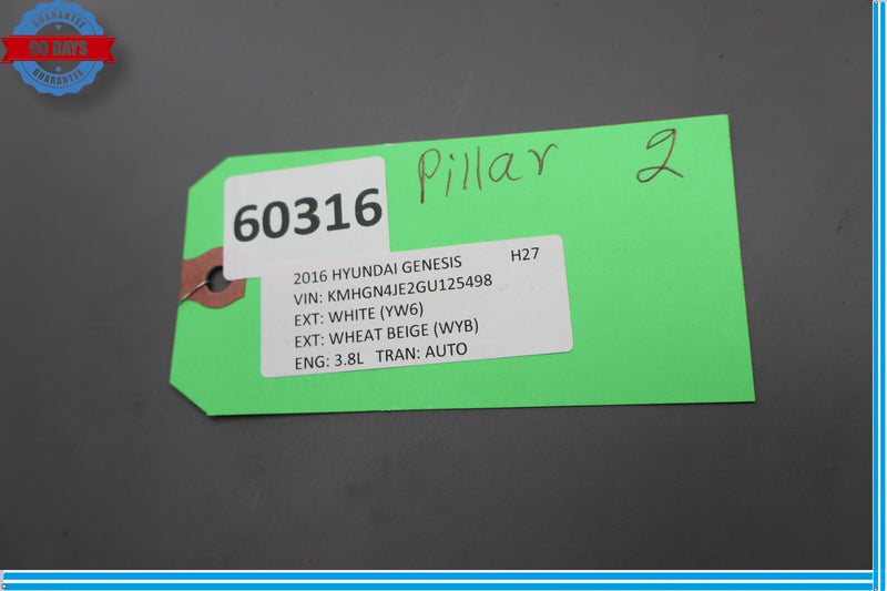 Load image into Gallery viewer, 15-17 Hyundai Genesis Front Right Passenger Side A Pillar Trim Cover Oem
