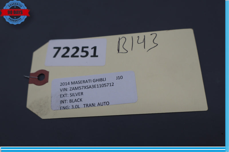 Load image into Gallery viewer, 14-17 Maserati Ghibli Right Turbo Intercooler Hose Air Duct Tube 670001590 Oem
