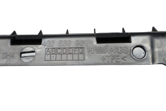 12-18 Audi A6 Quattro Rear Left Side Door Exterior Window Frame Trim Black Oem